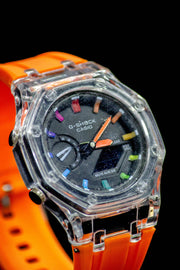 G-SHOCK "Skeleton" CasiOak - ORANGE