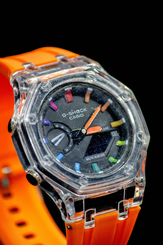 G-SHOCK "Skeleton" CasiOak - ORANGE