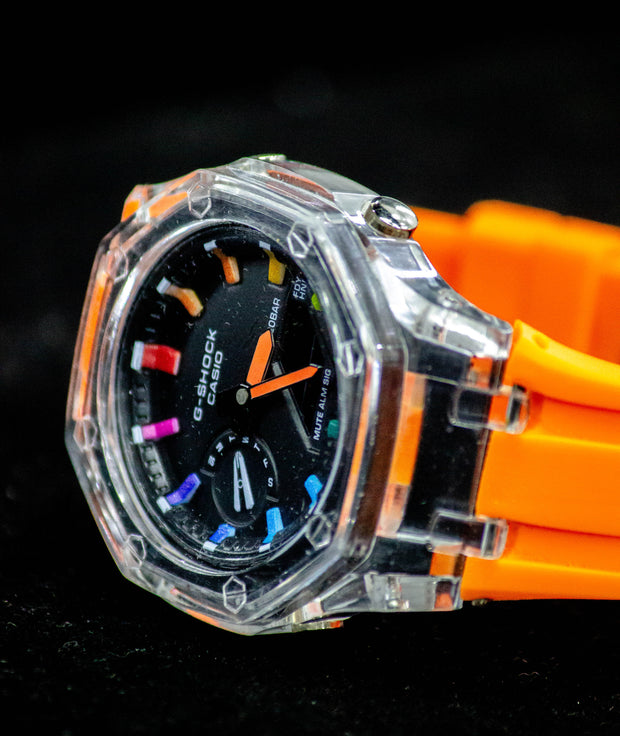 G-SHOCK "Skeleton" CasiOak - ORANGE