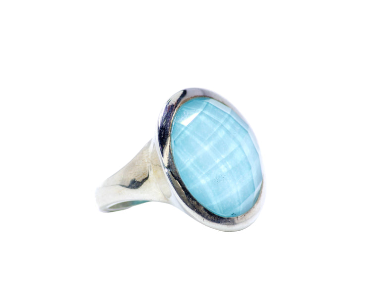 Facet Bezel Ring