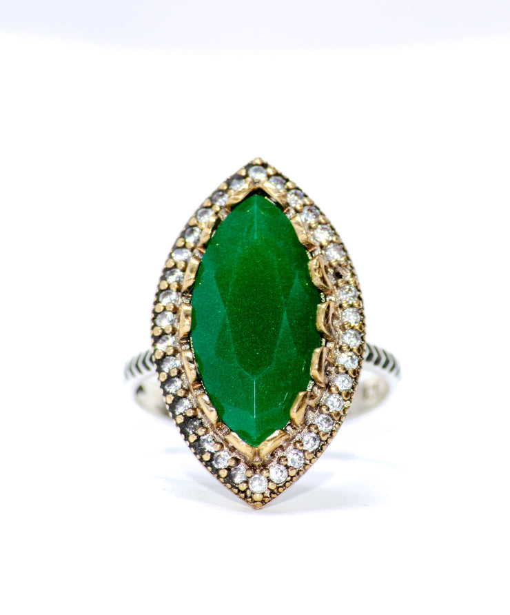 Marquise Cluster Ring