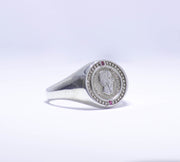 Stones Dotted Pesos Ring