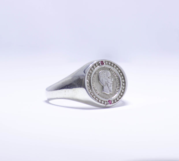 Stones Dotted Pesos Ring