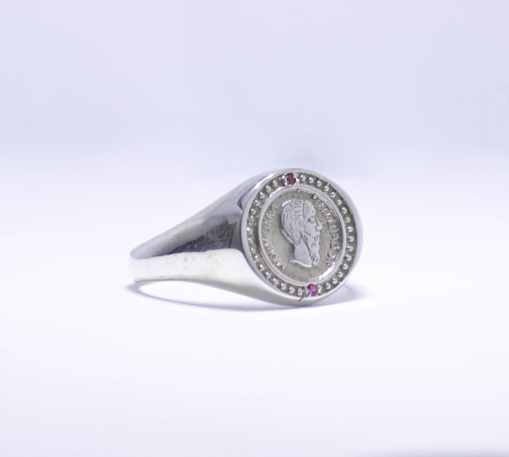 Stones Dotted Pesos Ring