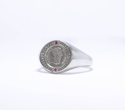 Stones Dotted Pesos Ring