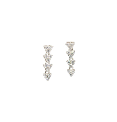 Cascading Cubic Earrings