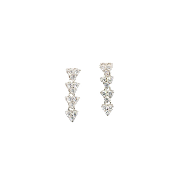 Cascading Cubic Earrings