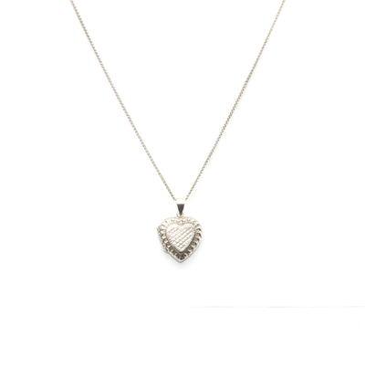 Heart locket necklace