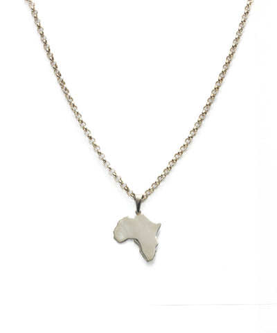 Africa Map necklace
