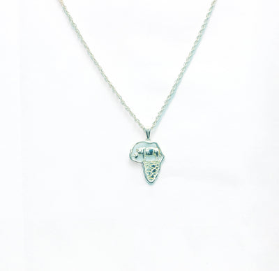 Africa Rhino Necklace