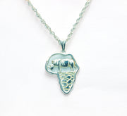 Africa Rhino Necklace