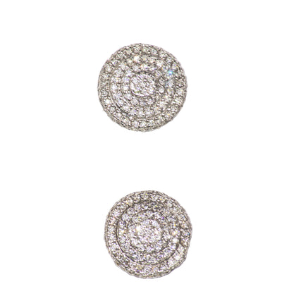 10mm Round Diamond Earrings