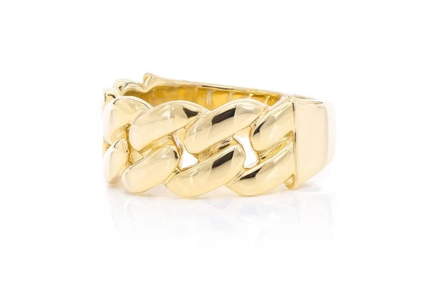 Miami Cuban links band ring