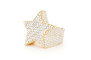 Big star ring ~8.25ctw
