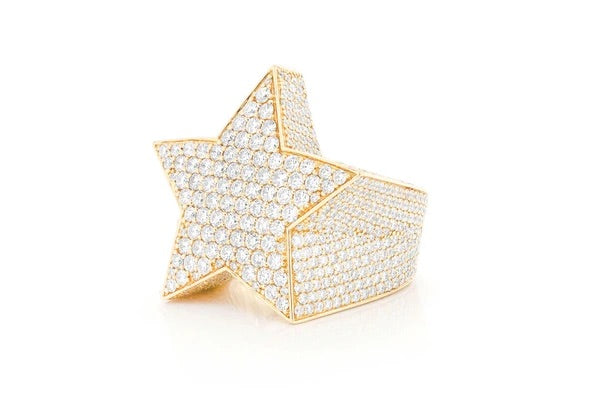 Big star ring ~8.25ctw
