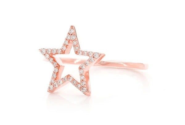 Star ring ~0.15ctw