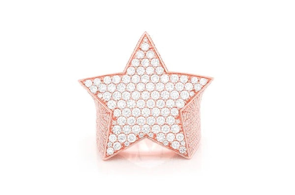Big star ring ~8.25ctw