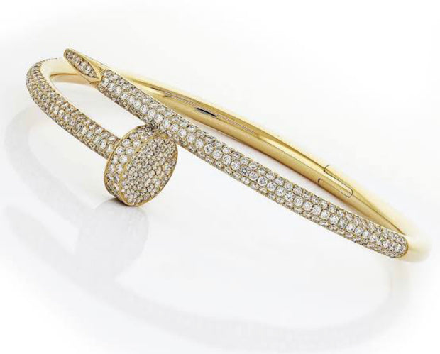 Diamond Nail bracelet