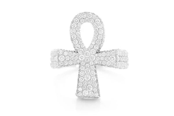 Ankh ring ~0.40ctw
