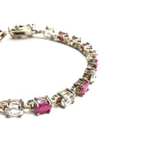 Red & White stones bracelet