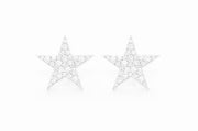 Star earrings ~0.40ctw