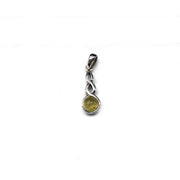 Yellow stone pendant