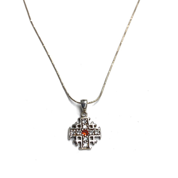 Cross pendant necklace