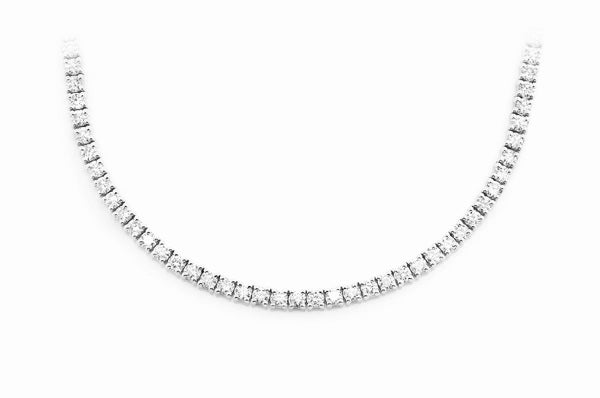 Tennis necklace 4pt 8.75ctw
