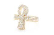 Ankh ring ~0.40ctw