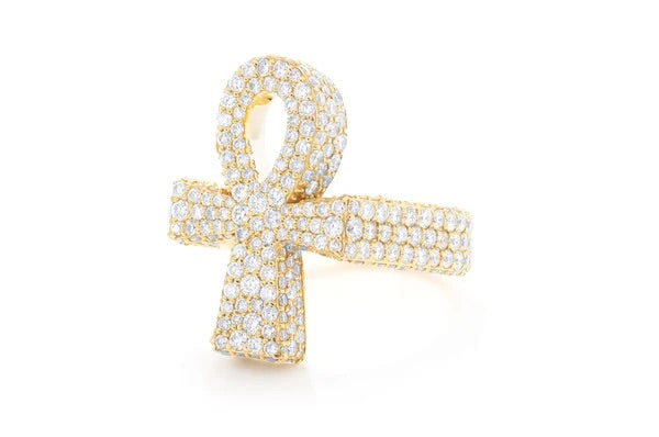Ankh ring ~0.40ctw