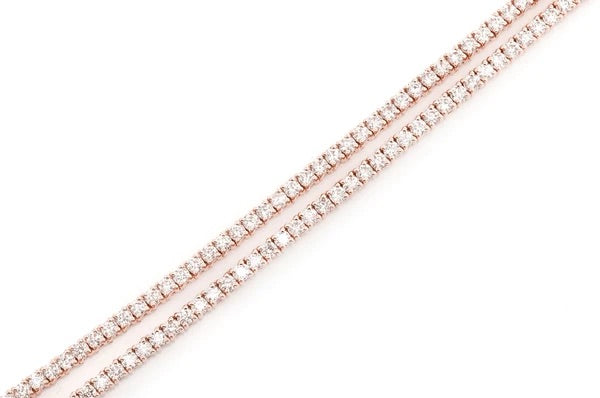Tennis necklace 4pt 8.75ctw