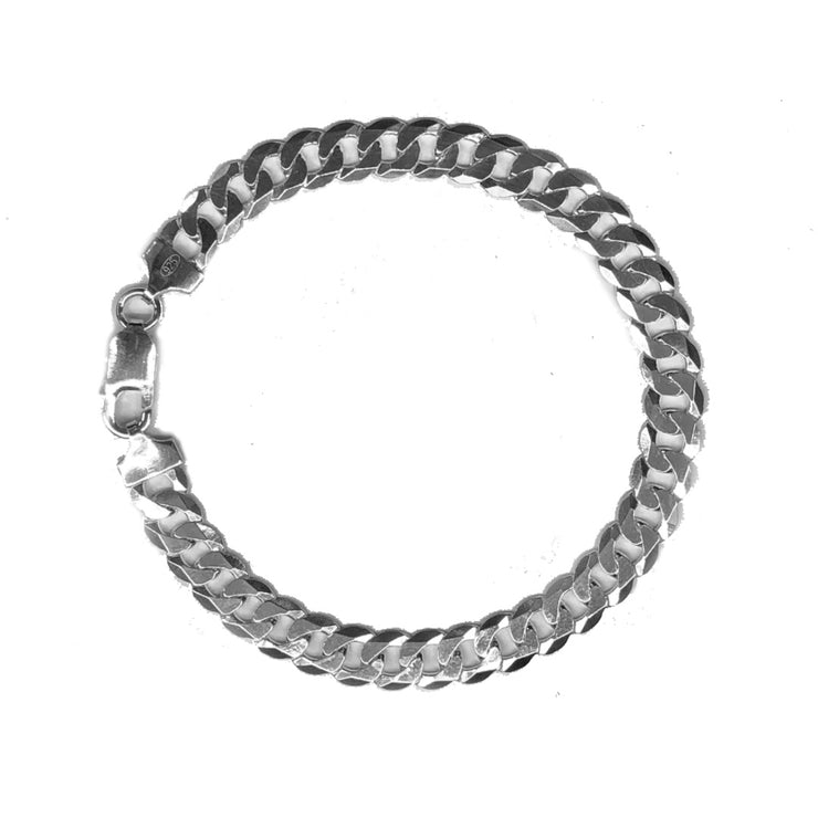 7mm over curb links bracelet