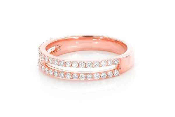 2 bands ring 0.25ctw