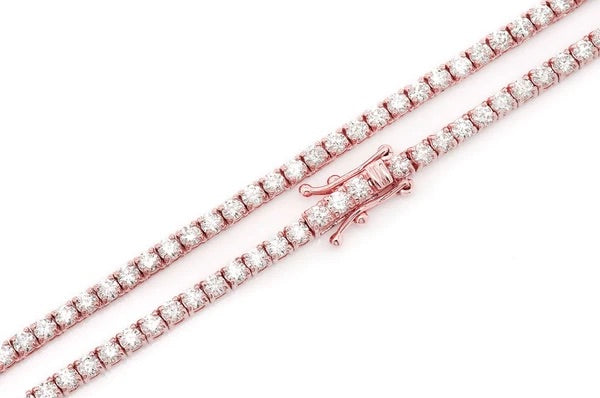 Tennis necklace 6pt 10.50ctw