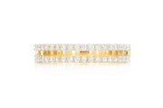 2 bands ring 0.25ctw