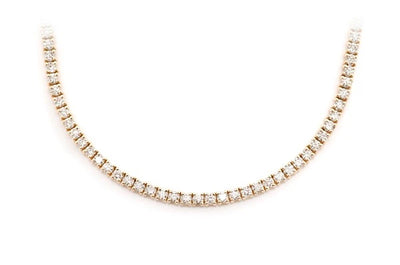 Tennis necklace 4pt 8.75ctw