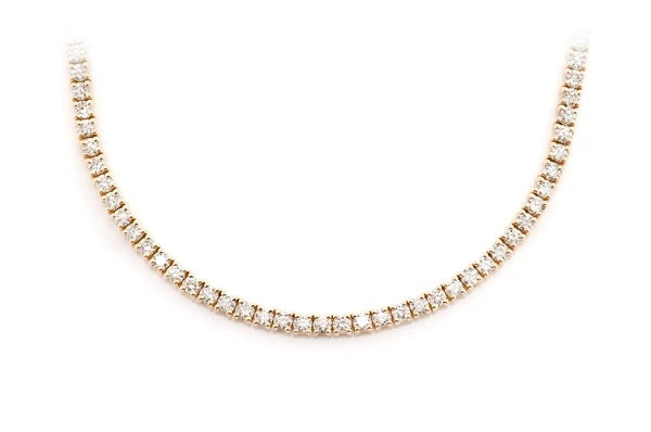 Tennis necklace 4pt 8.75ctw