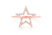 Star ring ~0.15ctw