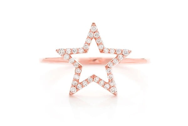 Star ring ~0.15ctw