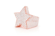 Big star ring ~8.25ctw