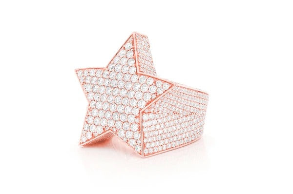 Big star ring ~8.25ctw