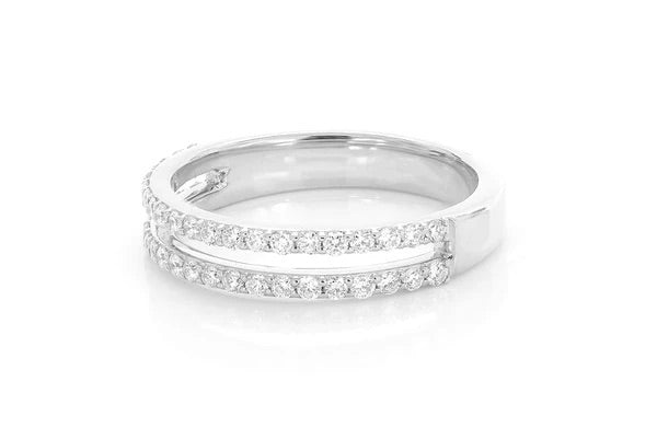 2 bands ring 0.25ctw