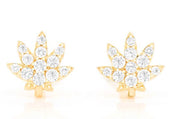 Diamonds Leaf earring