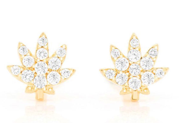 Diamonds Leaf earring