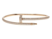 Diamond Nail bracelet