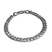 7mm over curb Links bracelet (flat)
