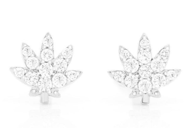 Diamonds Leaf earring