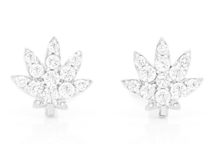 Diamonds Leaf earring
