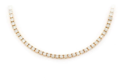 Tennis necklace 6pt 10.50ctw