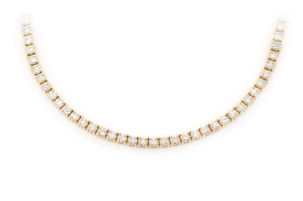 Tennis necklace 6pt 10.50ctw